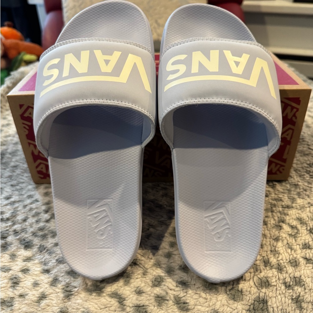 Vans La Costa Slide Sandals in Light Blue